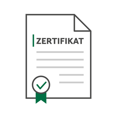 Incon für Zertifikate | © Inotec Sicherheitstechnik (Schweiz) AG